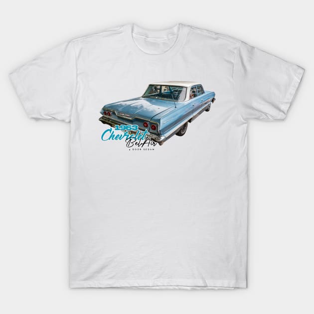 1963 Chevrolet Bel Air 4 Door Sedan T-Shirt by Gestalt Imagery